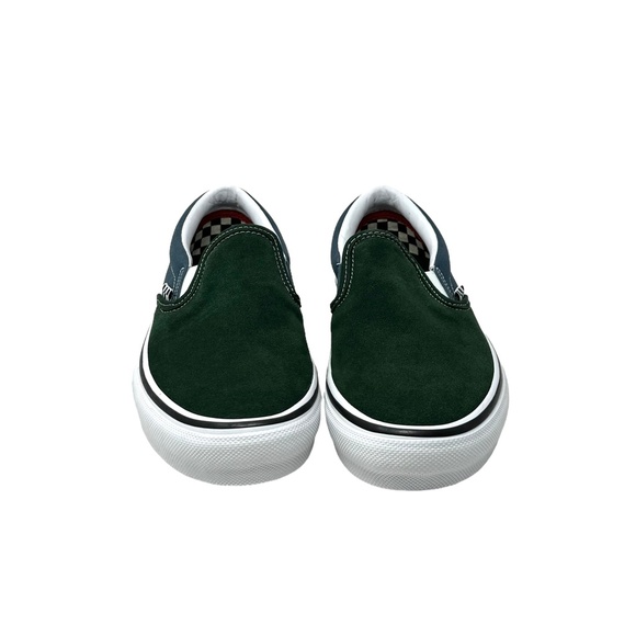 VANS Skate Slip On Shoe Suede Canvas Green Women's Size Sneakers Low VN0A5FCABD6 - Picture 5 of 9